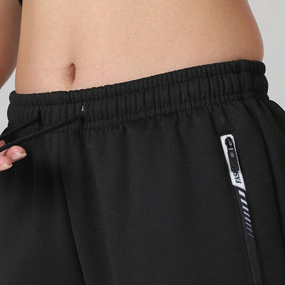 Women’s Jogger Pants with Side Zipper Pockets – Daily Casual/Commuting Wear