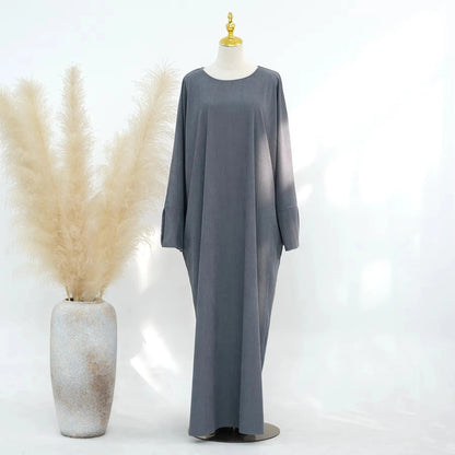 UAE Dubai Fashion Inspired Abaya with Cuff Slits