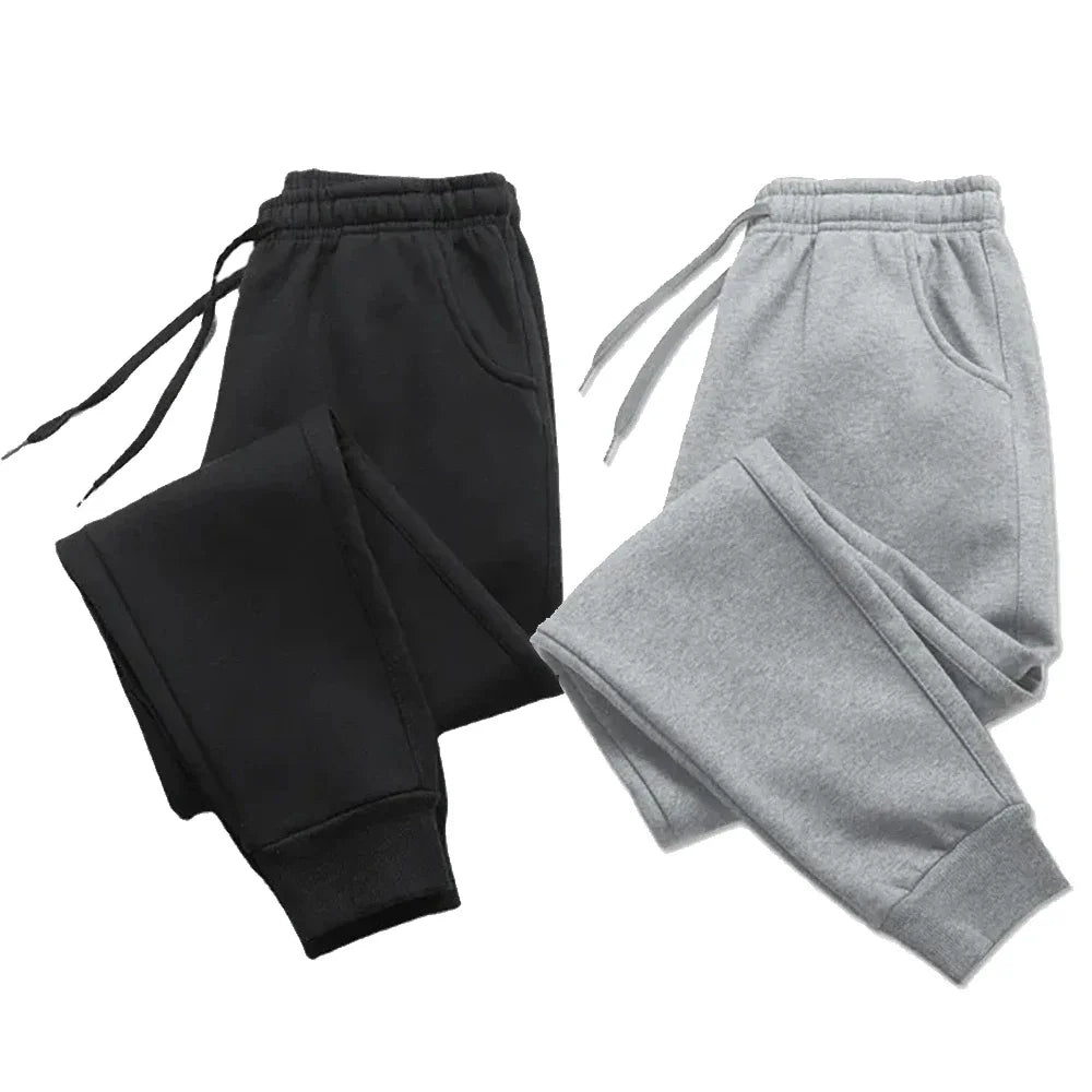Men’s Casual Fleece Sweatpants – Winter Running Jogger Trousers