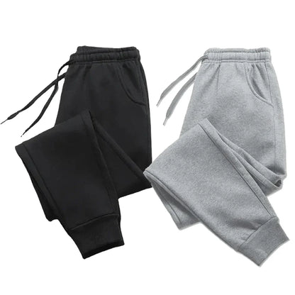 Men’s Casual Fleece Sweatpants – Winter Running Jogger Trousers