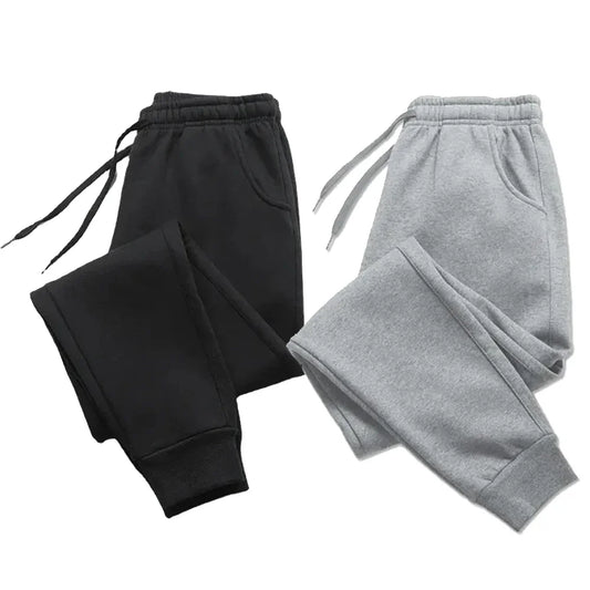 Men’s Casual Fleece Sweatpants – Winter Running Jogger Trousers