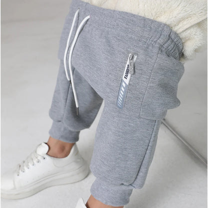 Women’s Jogger Pants with Side Zipper Pockets – Daily Casual/Commuting Wear