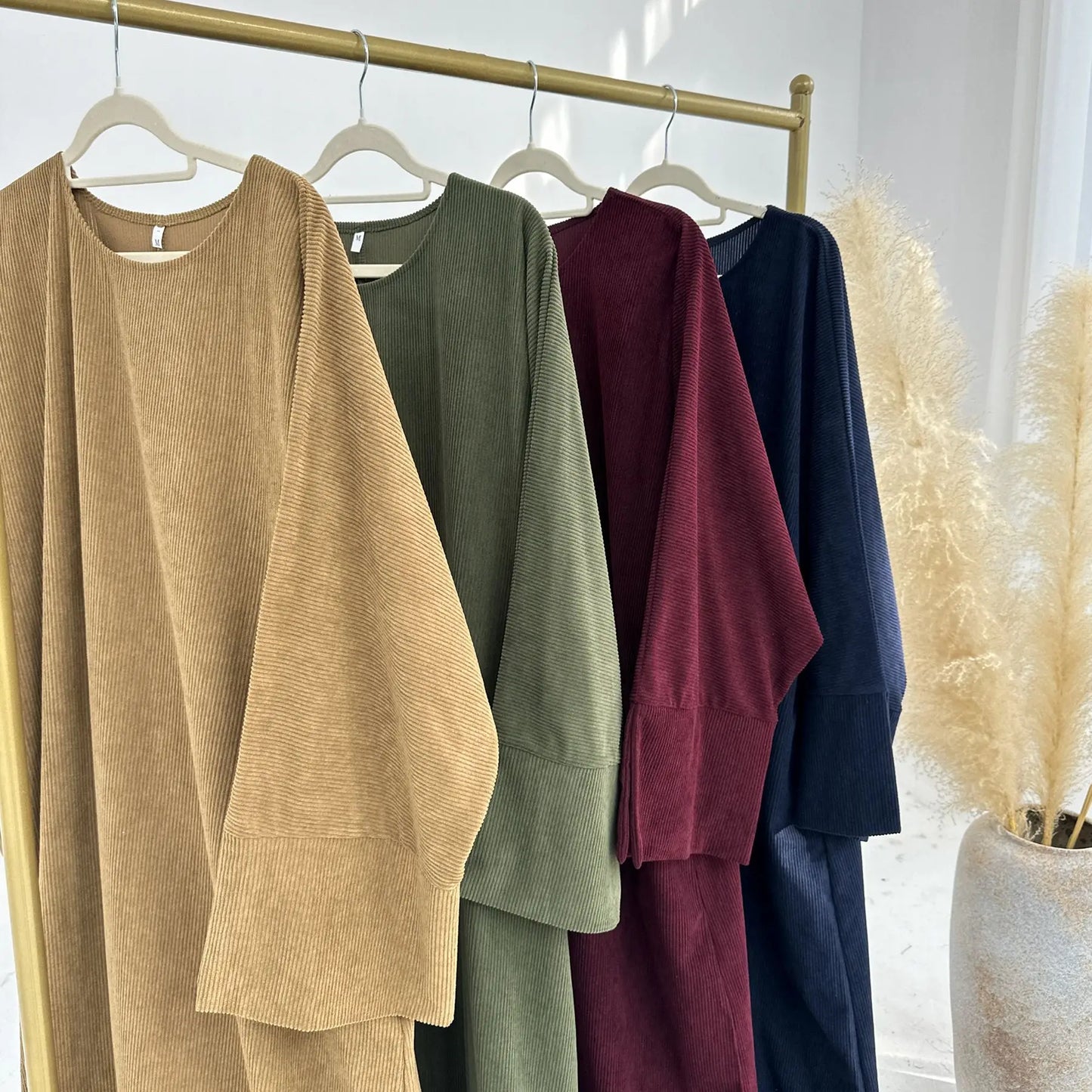 UAE Dubai Fashion Inspired Abaya with Cuff Slits