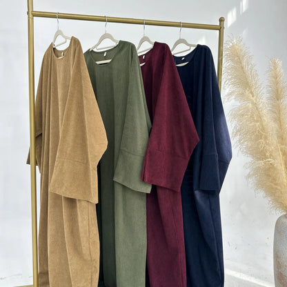 UAE Dubai Fashion Inspired Abaya with Cuff Slits