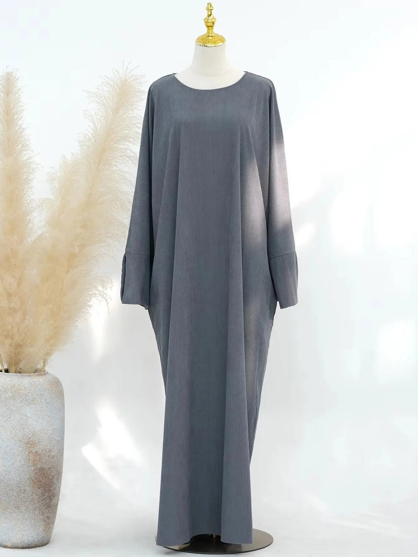 UAE Dubai Fashion Inspired Abaya with Cuff Slits