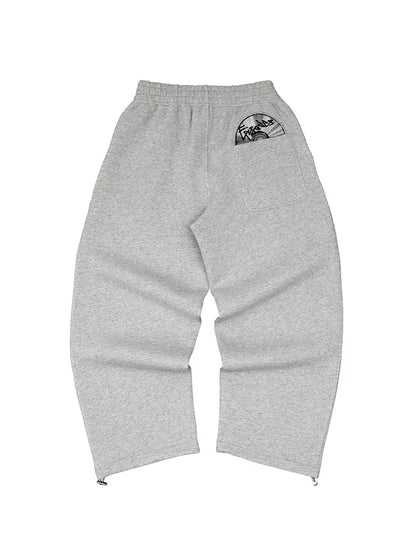 Retro High Street Men’s Sports Suit – Embroidered Hoodie & Sweatpants Set